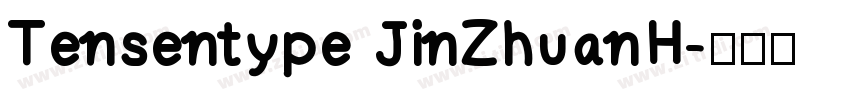 Tensentype JinZhuanH字体转换